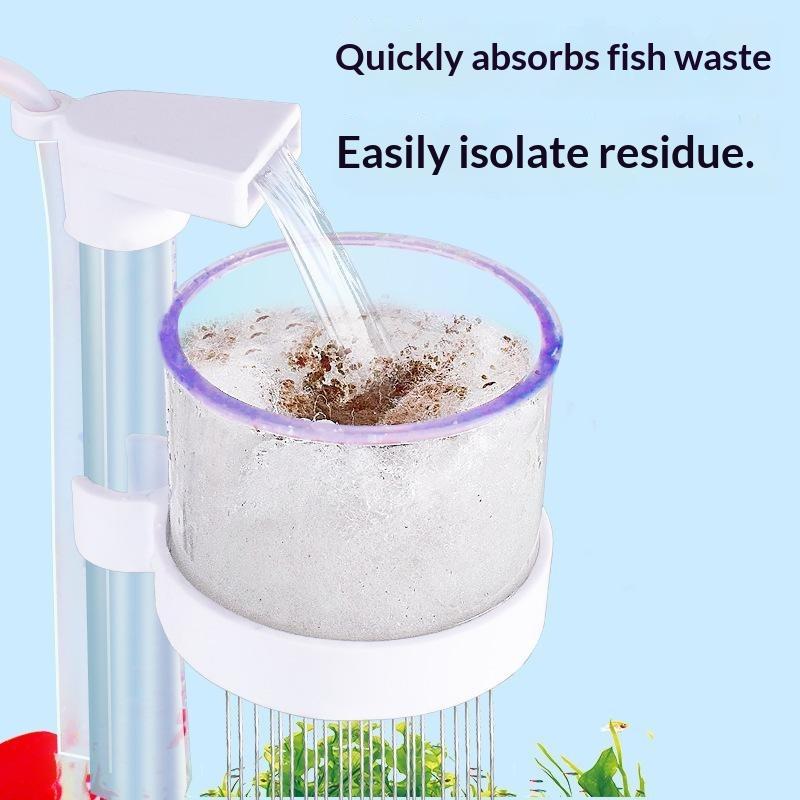 Planted Aquarium Cleaning - 산소 공급 및 보호 가드가 있는