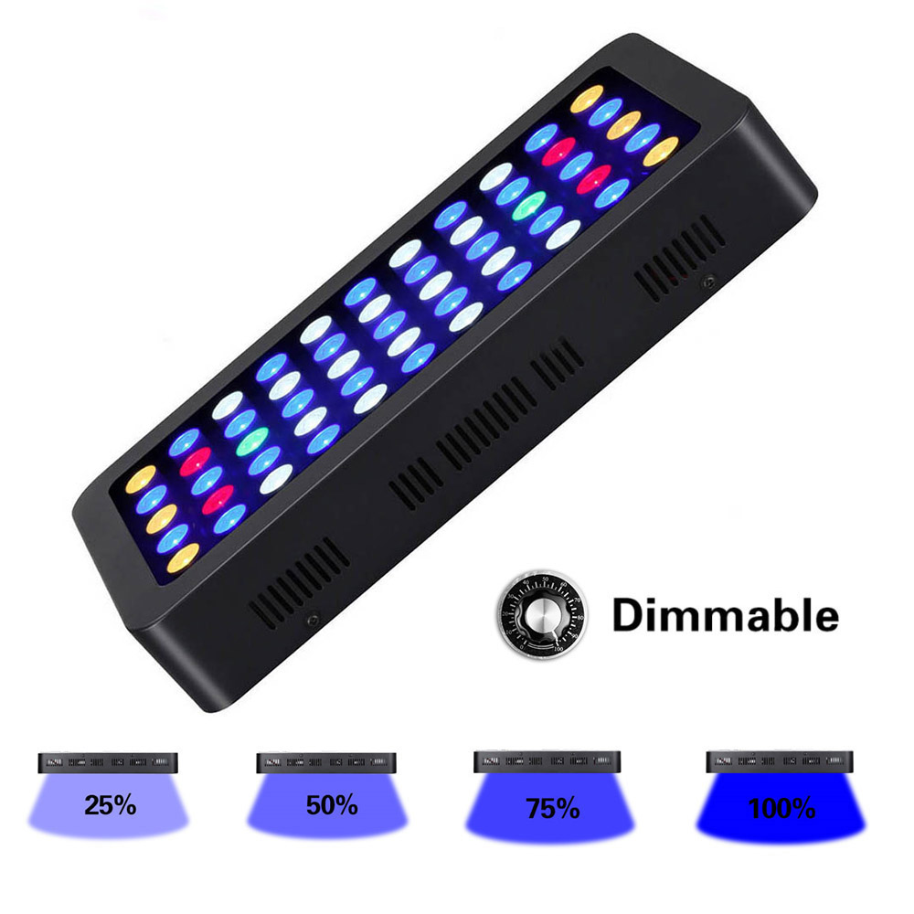 Aquarium Plant Light - 조광 가능한 산호 LED 수족관 조명,