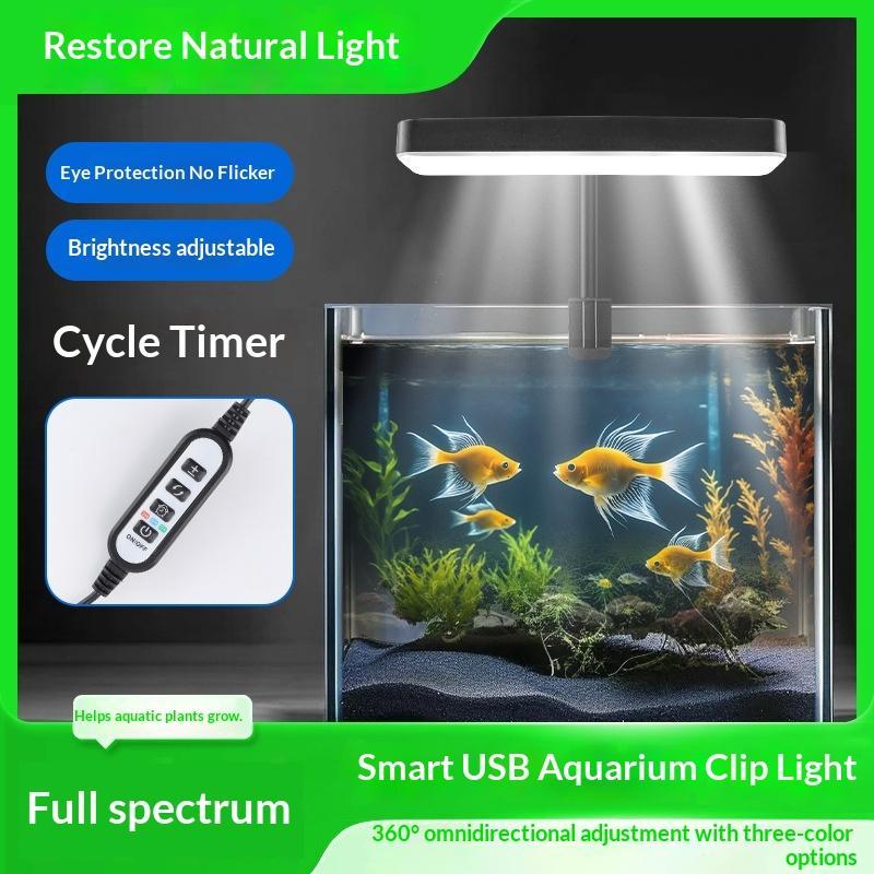 LED 방수 수족관 조명 360도 각도 조절 가능 타이 - Aquarium Plant Light 리뷰 및 가격