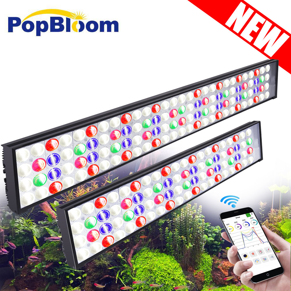 팝블룸 H54 H75 와이파이(WiFi) 풀 스펙트럼  - Aquarium Plant Light 리뷰 및 가격