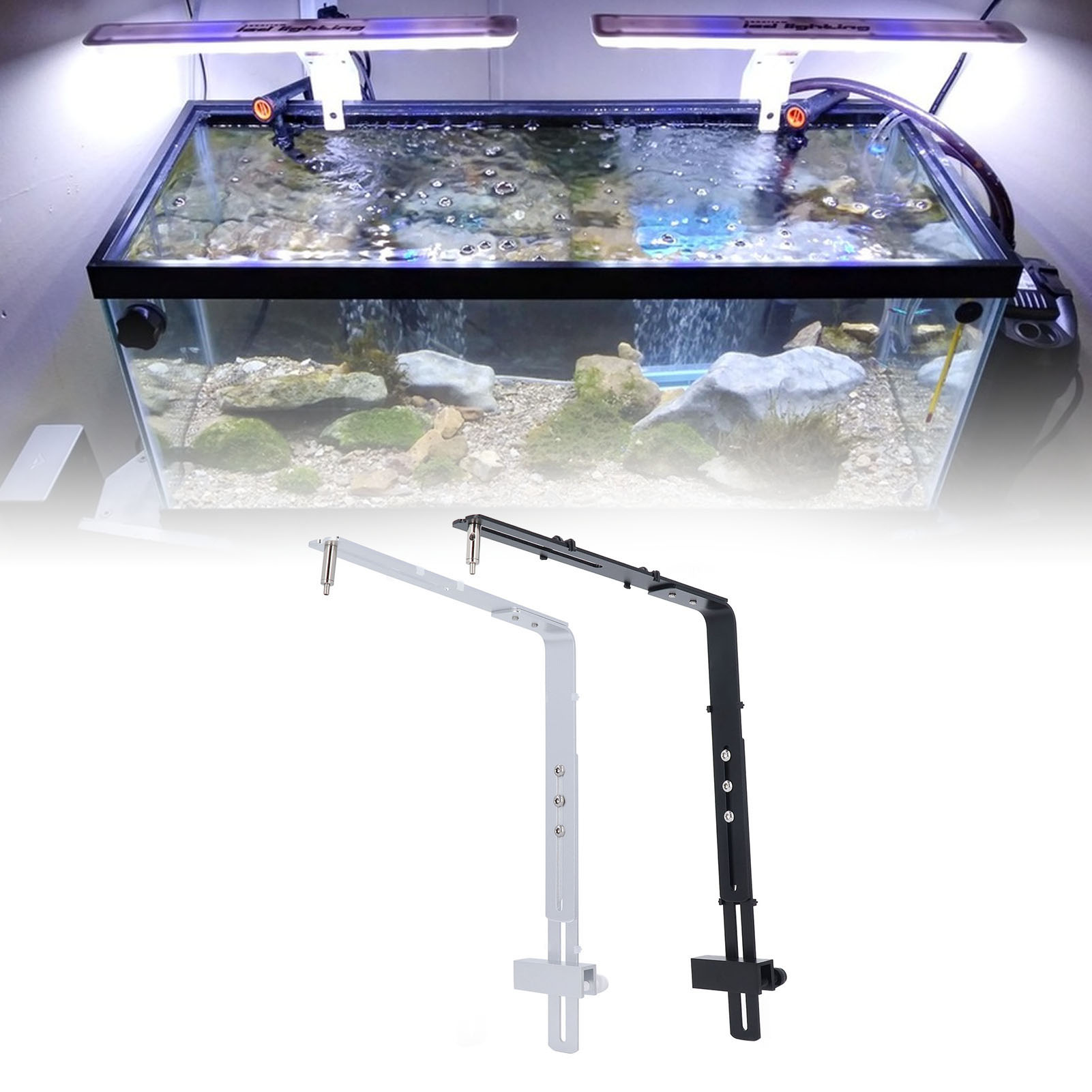 수족관 램프 스탠드 수족관 조명 브래킷 알루미늄 합금  - Aquarium Plant Holder 리뷰 및 가격