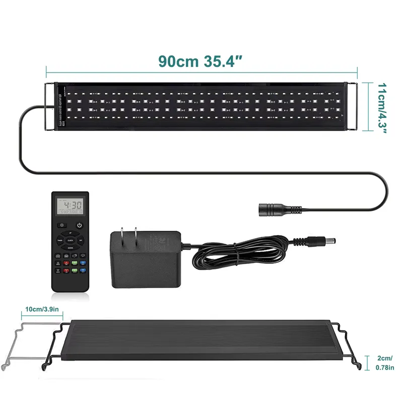 시로카 90cm 리모컨 스마트 LED 수족관 조명, 생 - Aquarium Plant Light 리뷰 및 가격