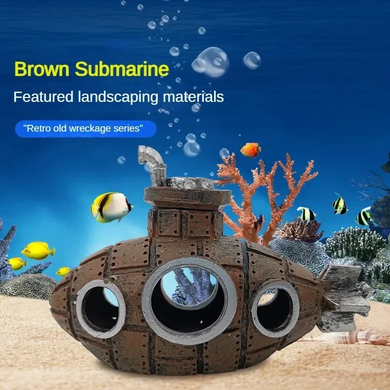 레진 잠수함 장식품 수족관 어항 장식 물고기 새우 은신 - Aquarium Plants Live 리뷰 및 가격
