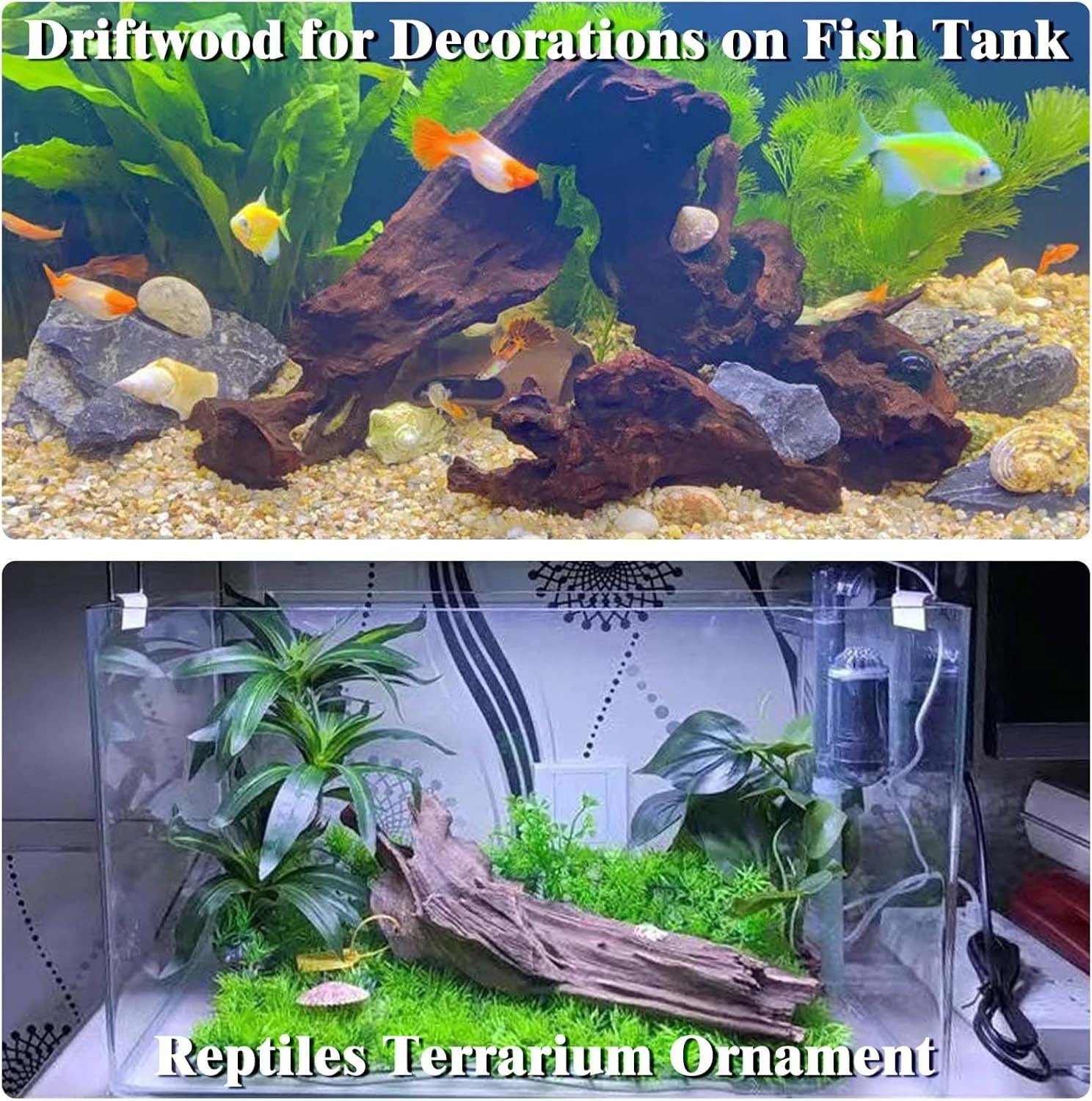 15-20CM 1개 천연 유목 산호초 장식 나무 수족관 - Aquarium Driftwood 리뷰 및 가격