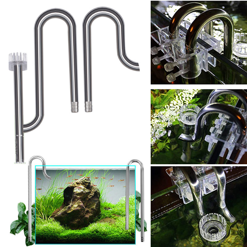 새로운 물고기 탱크 릴리 파이프 스테인레스 스틸 유입  - Aquarium Planted Tank Filter 리뷰 및 가격