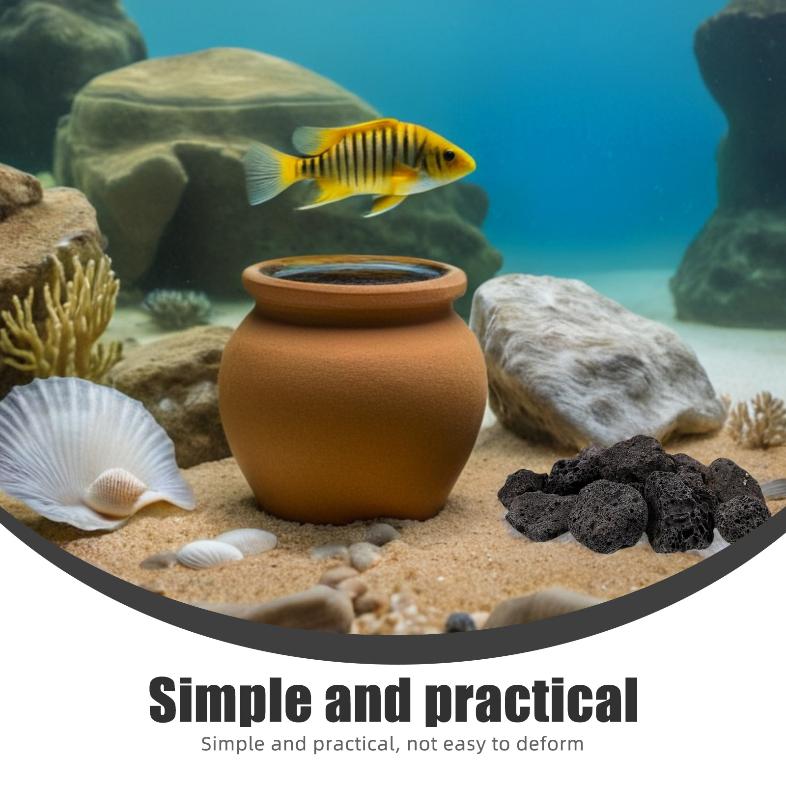 1팩 천연 화산석 용암석 작은 사이즈 어항 장식 화분용 - Plant Aquarium Pot 리뷰 및 가격