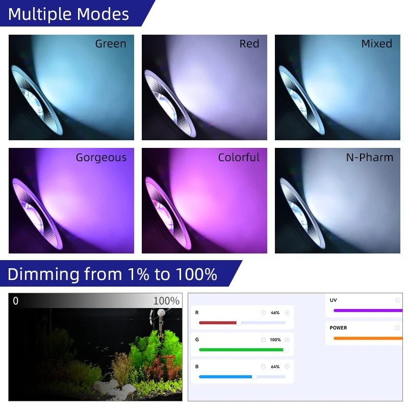 위크 아쿠아 프로페셔널 아쿠아스케이핑 LED 조명 T1 - Aquarium Plant Light 리뷰 및 가격