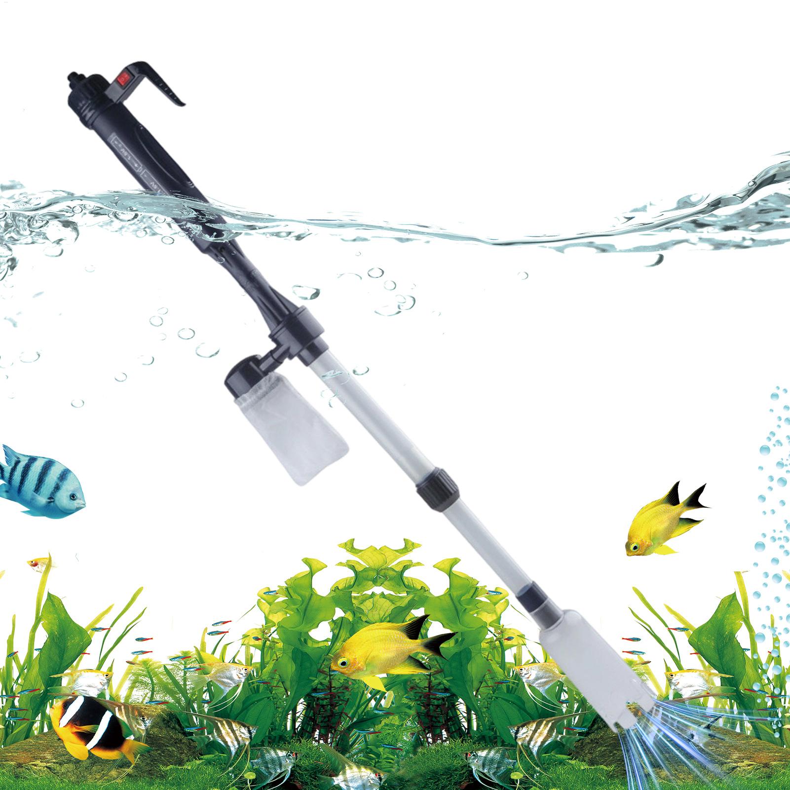 수족관 진공 청소기 조절식 텔레스코픽 USB 휴대용 수 - Planted Aquarium Cleaning 리뷰 및 가격
