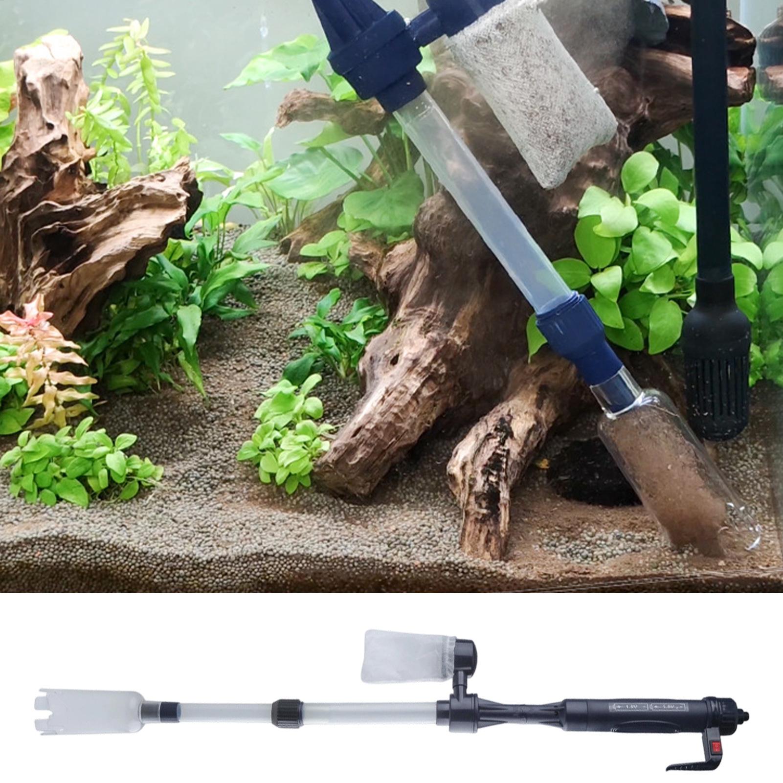 수족관 진공 청소기 조절식 텔레스코픽 USB 휴대용 수 - Planted Aquarium Cleaning 리뷰 및 가격
